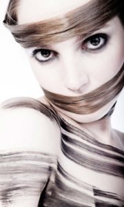 portretfoto met visagie en hairstyling