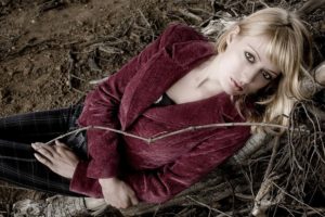 buitenshoot voor portfolio modelfotografie